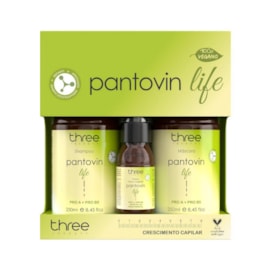 Kit Three Therapy Pantovin Life Crescimento Capilar