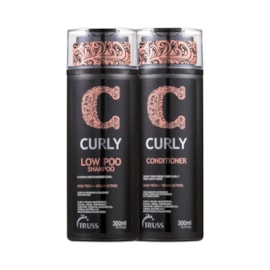 Kit Truss Curly Low Poo Shampoo 300 ml + Condicionador 300 ml