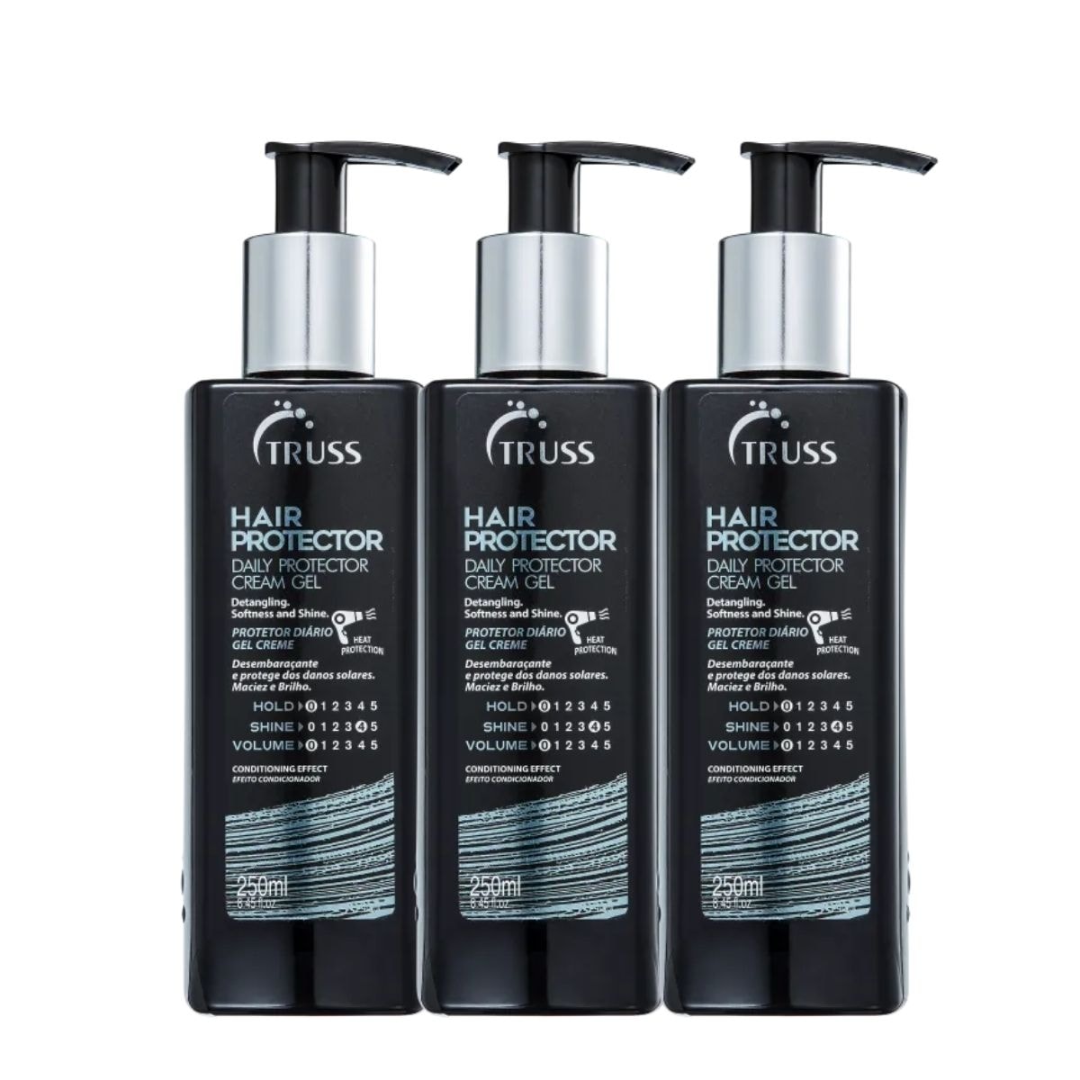 Kit Truss Daily Hair Protector 3 Leave-in 250 ml