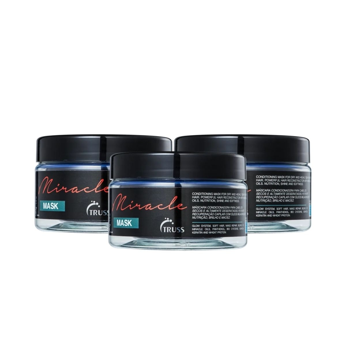 Kit Truss Miracle 3 Máscara Capilar 180 g Kit Truss Miracle 3 Máscara Capilar 180 g