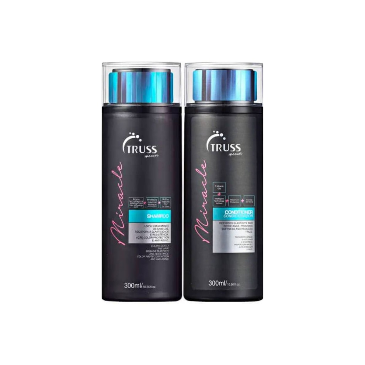 Kit Truss Miracle Shampoo 300 ml + Condicionador 300 ml Kit Truss Miracle Shampoo 300 ml + Condicionador 300 ml