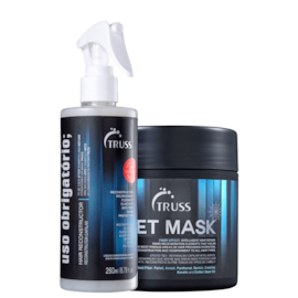 Kit Truss Net Máscara 550 g + Uso Obrigatório 260 ml