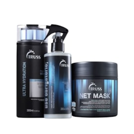 Kit Truss Ultra Hydration Shampoo 300 ml + Net Máscara + Uso Obrigatório 260 ml