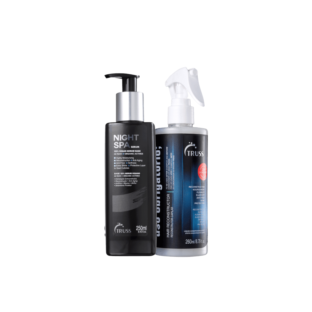 Kit Truss Uso Obrigatório 260 ml + Truss Night Spa 250 ml