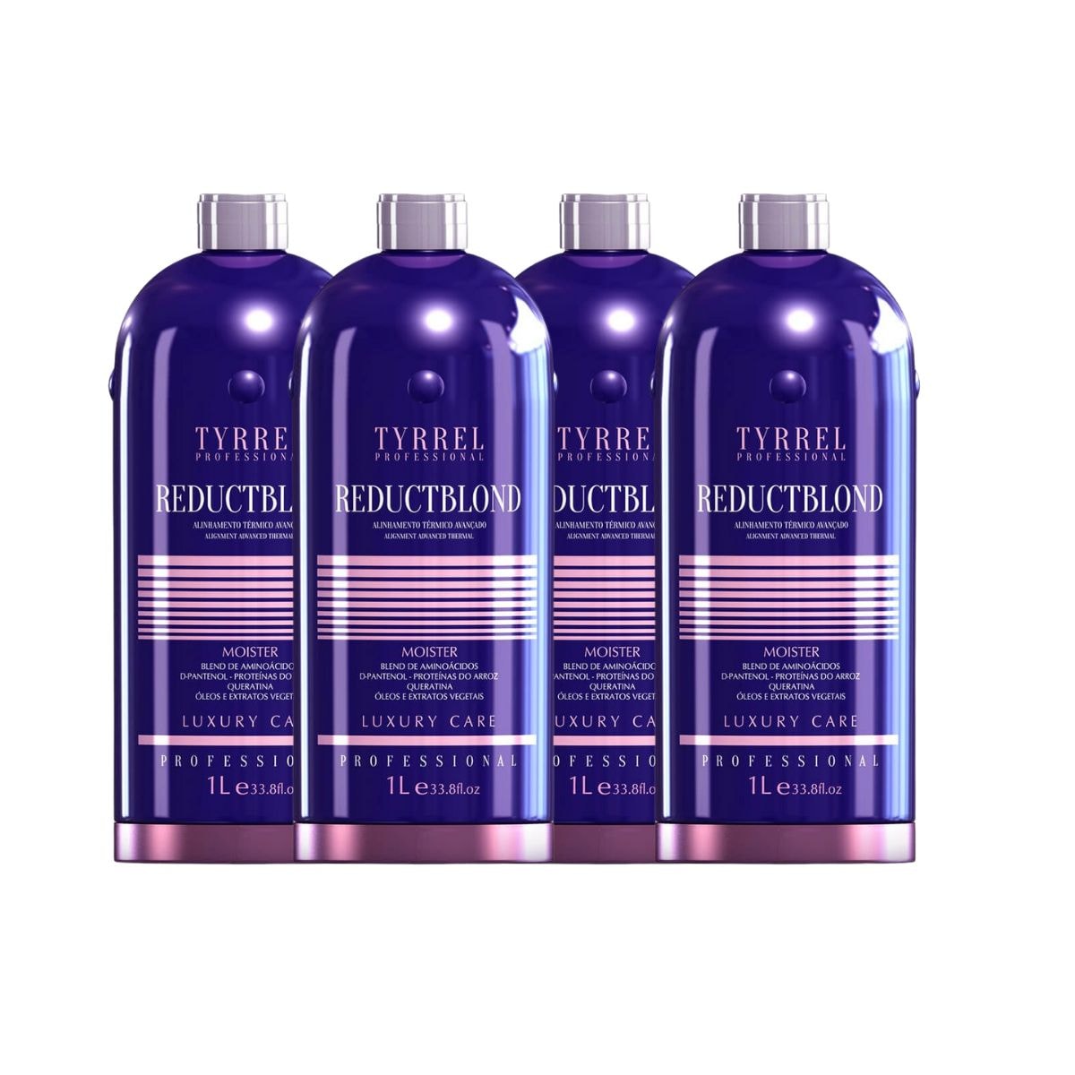 Kit Tyrrel Reductblond 4 Alinhamento Térmico 1 Litro Kit Tyrrel Reductblond 4 Alinhamento Térmico 1 Litro