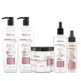 Kit Vita Derm SOS Capilar 3R Total Express Pro (5 Produtos)