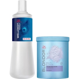 Kit Wella Blondor Pó Descolorante 800g + Ox 30v 1000ml
