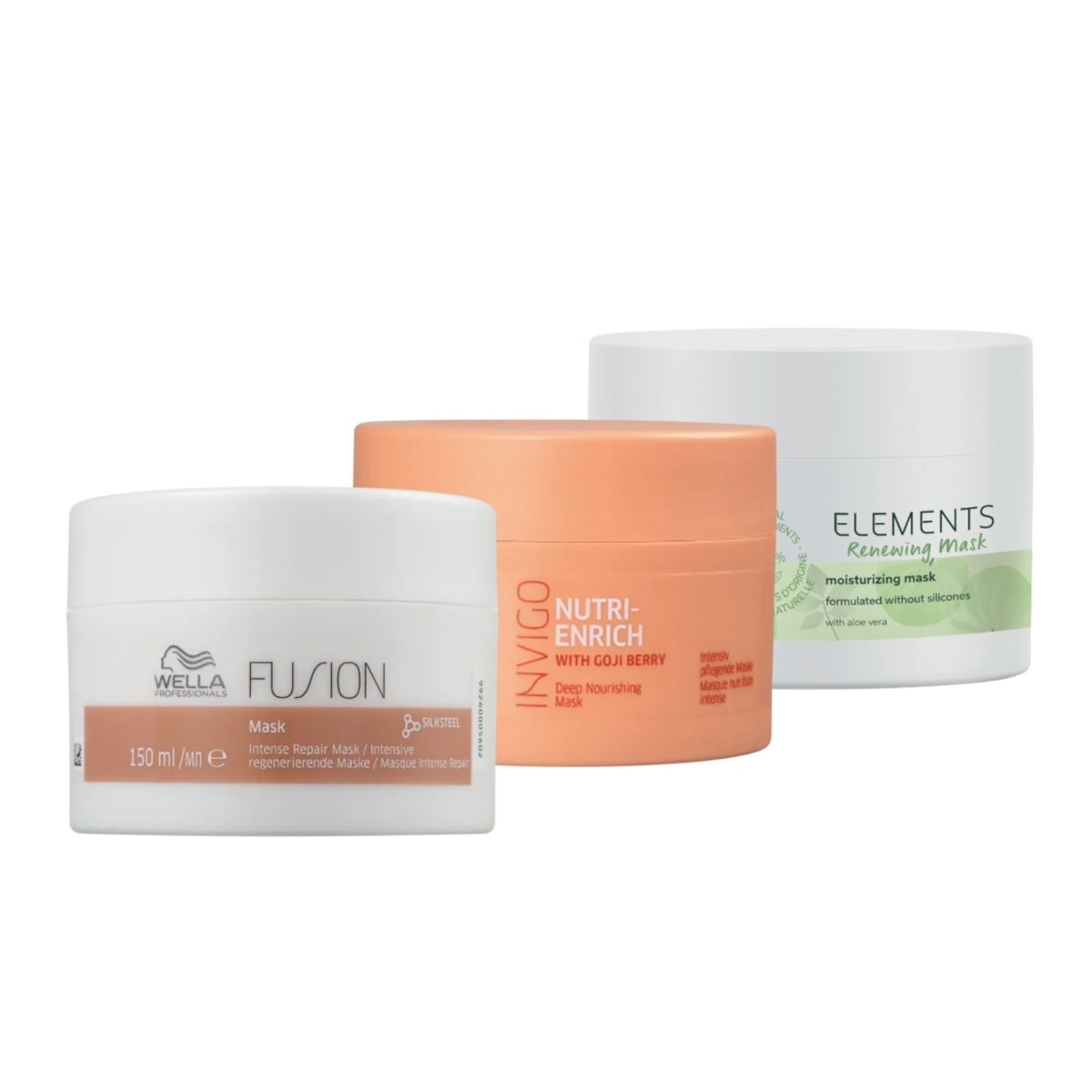 Kit Wella Cronograma Capilar Nutri-Enrich Fusion Elements Máscaras 3 x 150 ml Kit Wella Cronograma Capilar Nutri-Enrich Fusion Elements Máscaras 3 x 150 ml