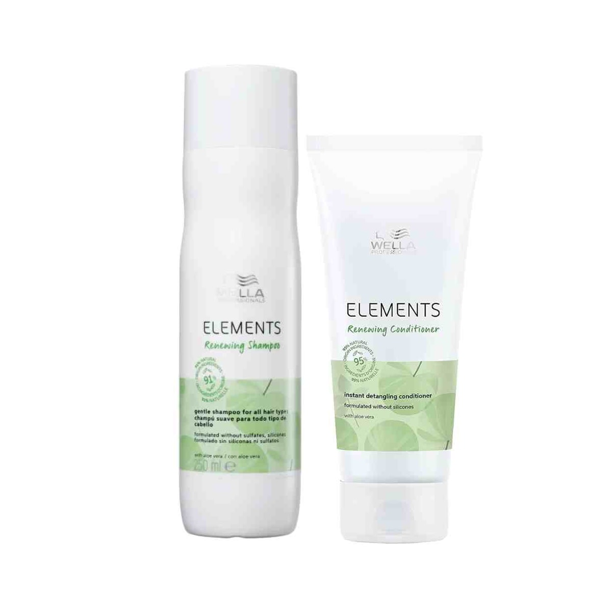 Kit Wella Elements Shampoo 250 ml + Condicionador 200 ml Kit Wella Elements Shampoo 250 ml + Condicionador 200 ml