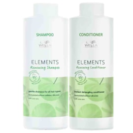 Kit Wella Elements Shampoo + Condicionador (2 x 1 Litro)
