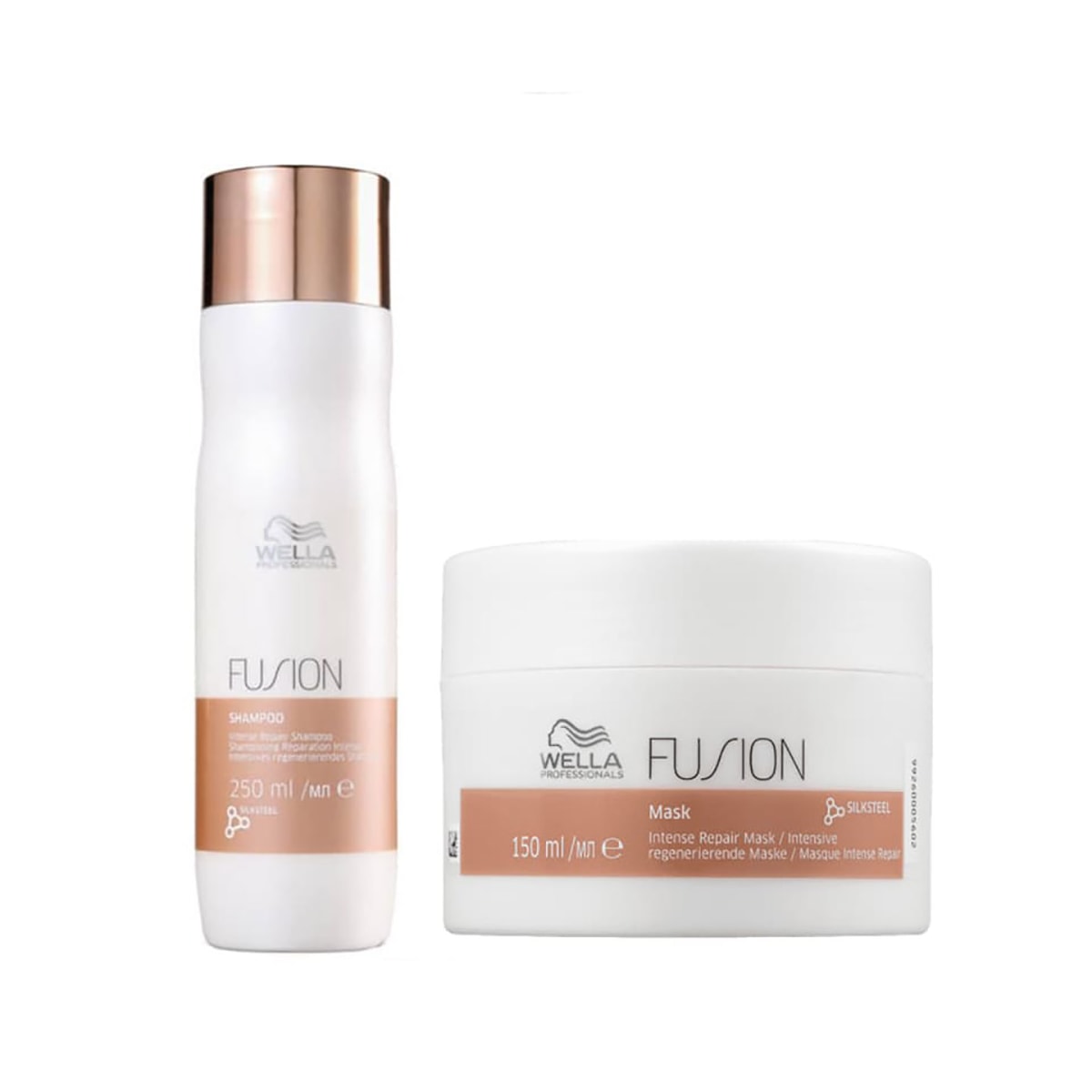 Kit Wella Fusion Duo Shampoo 250 ml + Máscara 150 ml Kit Wella Fusion Duo Shampoo 250 ml + Máscara 150 ml