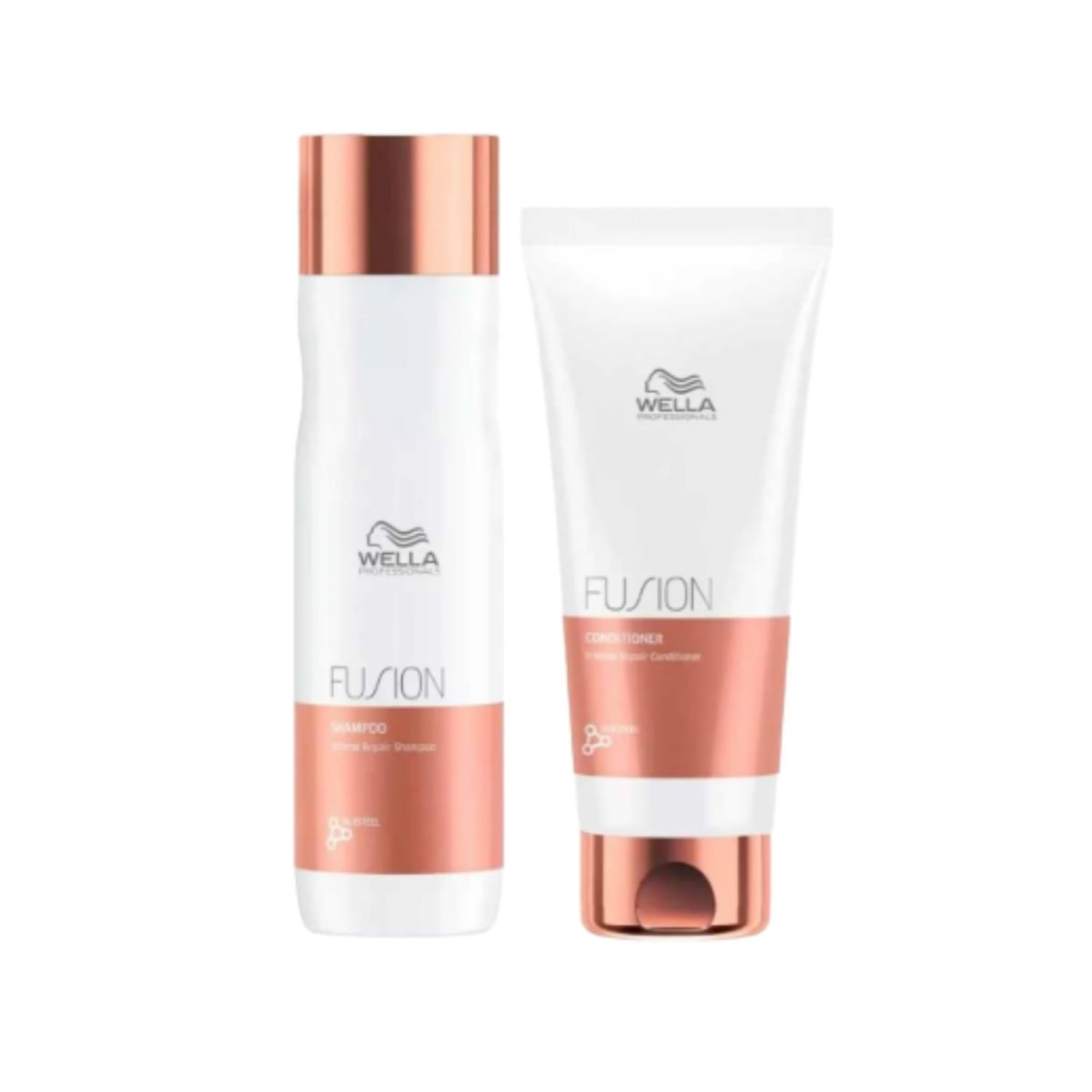 Kit Wella Fusion Shampoo 250 ml + Condicionador 200 ml Kit Wella Fusion Shampoo 250 ml + Condicionador 200 ml