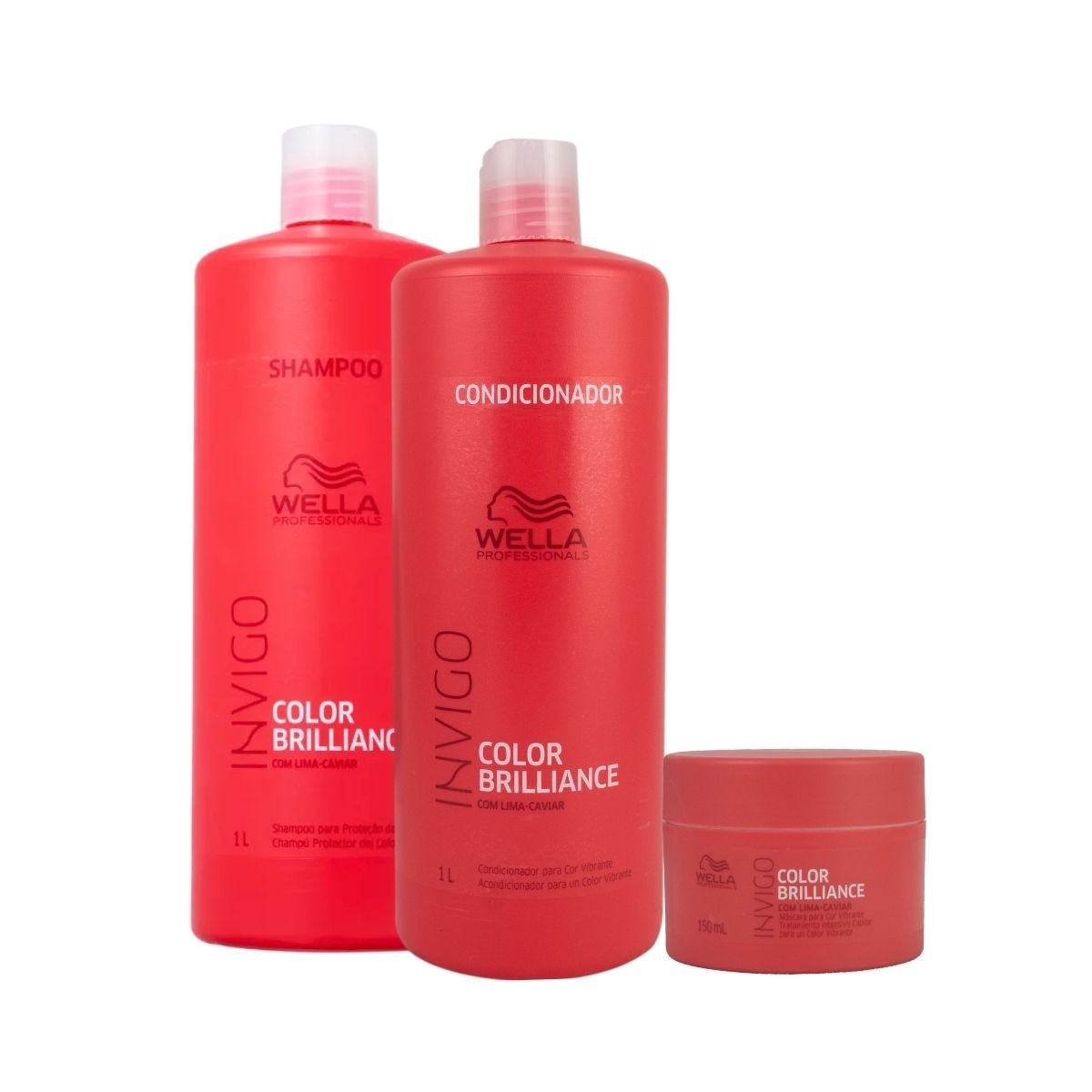 Kit Wella Invigo Color Brilliance Salão (3 Produtos) Kit Wella Invigo Color Brilliance Salão (3 Produtos)