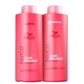 Kit Wella Invigo Color Brilliance Shampoo + Condicionador 1 Litro