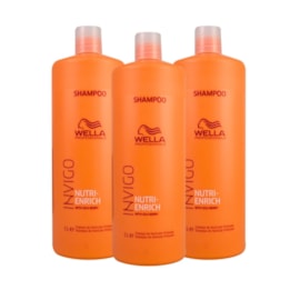Kit Wella Invigo Nutri-Enrich 3 Shampoo 1 Litro