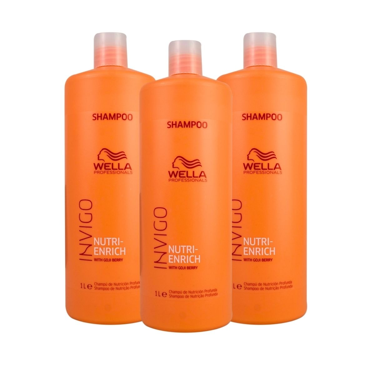 Kit Wella Invigo Nutri-Enrich 3 Shampoo 1 Litro Kit Wella Invigo Nutri-Enrich 3 Shampoo 1 Litro