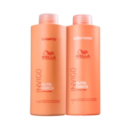 Kit Wella Nutri-Enrich Duo Shampoo 1 Litro e Condicionador 1 Litro
