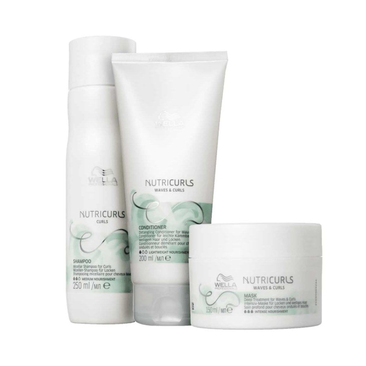 Kit Wella Nutricurls Salon Trio Pequeno