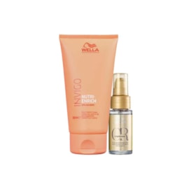 Kit Wella Oil Reflections Capilar 30 ml + Wella Invigo Nutri-enrich Frizz Control Leave-in 150 ml