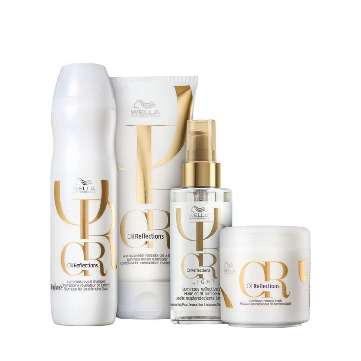 Kit Wella Oil Reflections Completo Light Pequeno