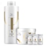 Kit Wella Oil Reflections Shampoo 1 Litro + Máscara 500 ml + 3 Ampolas 6 ml