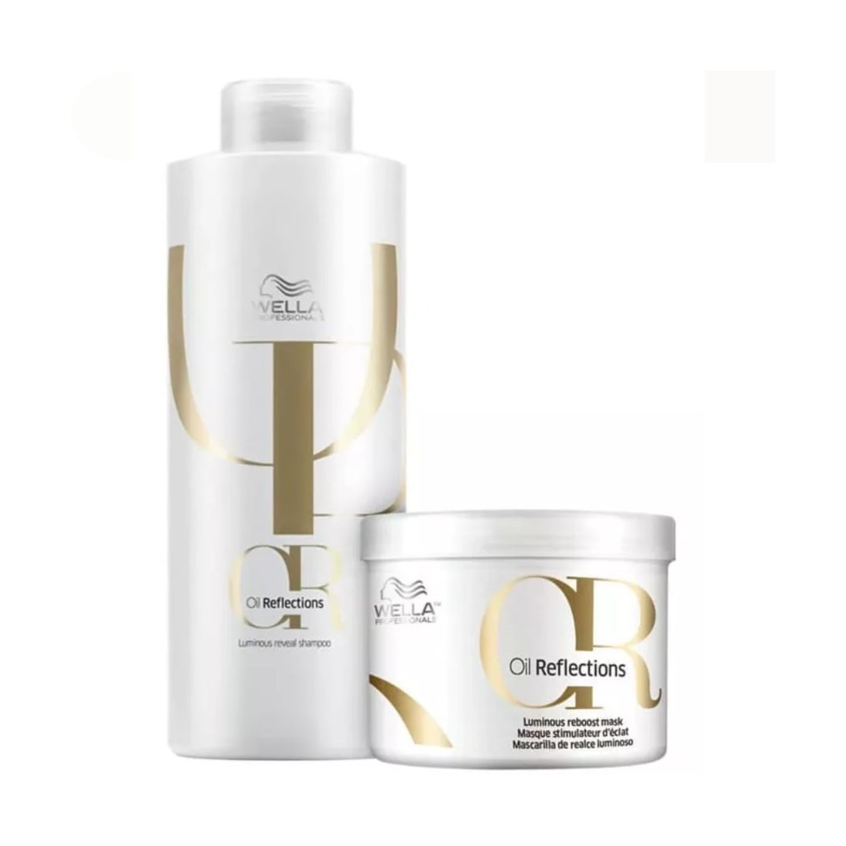 Kit Wella Oil Reflections Shampoo 1 Litro + Máscara 500 ml Kit Wella Oil Reflections Shampoo 1 Litro + Máscara 500 ml