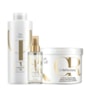 Kit Wella Oil Reflections Shampoo 1 Litro + Máscara 500 ml + Oleo Light 100 ml