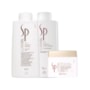 Kit Wella SP Luxe Oil Keratin Shampoo 1 Litro + Condicionador 1 Litro + Máscara 400 ml