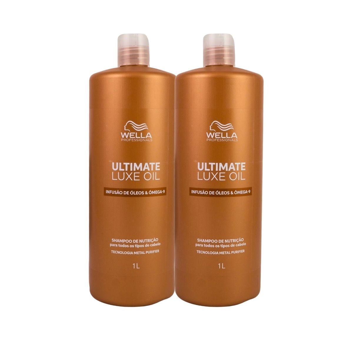 Kit Wella Ultimate Luxe Oil 2 Shampoo 1 Litro Kit Wella Ultimate Luxe Oil 2 Shampoo 1 Litro