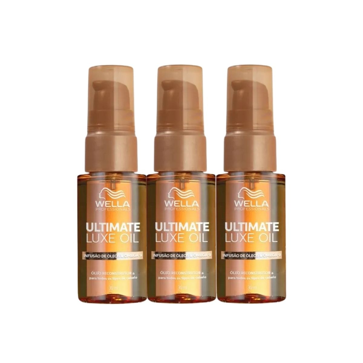 Kit Wella Ultimate Luxe Oil 3 Oleo 30 ml Kit Wella Ultimate Luxe Oil 3 Oleo 30 ml