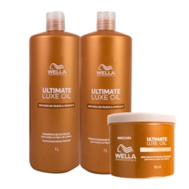 Kit Wella Ultimate Luxe Oil Salão (3 Produtos)