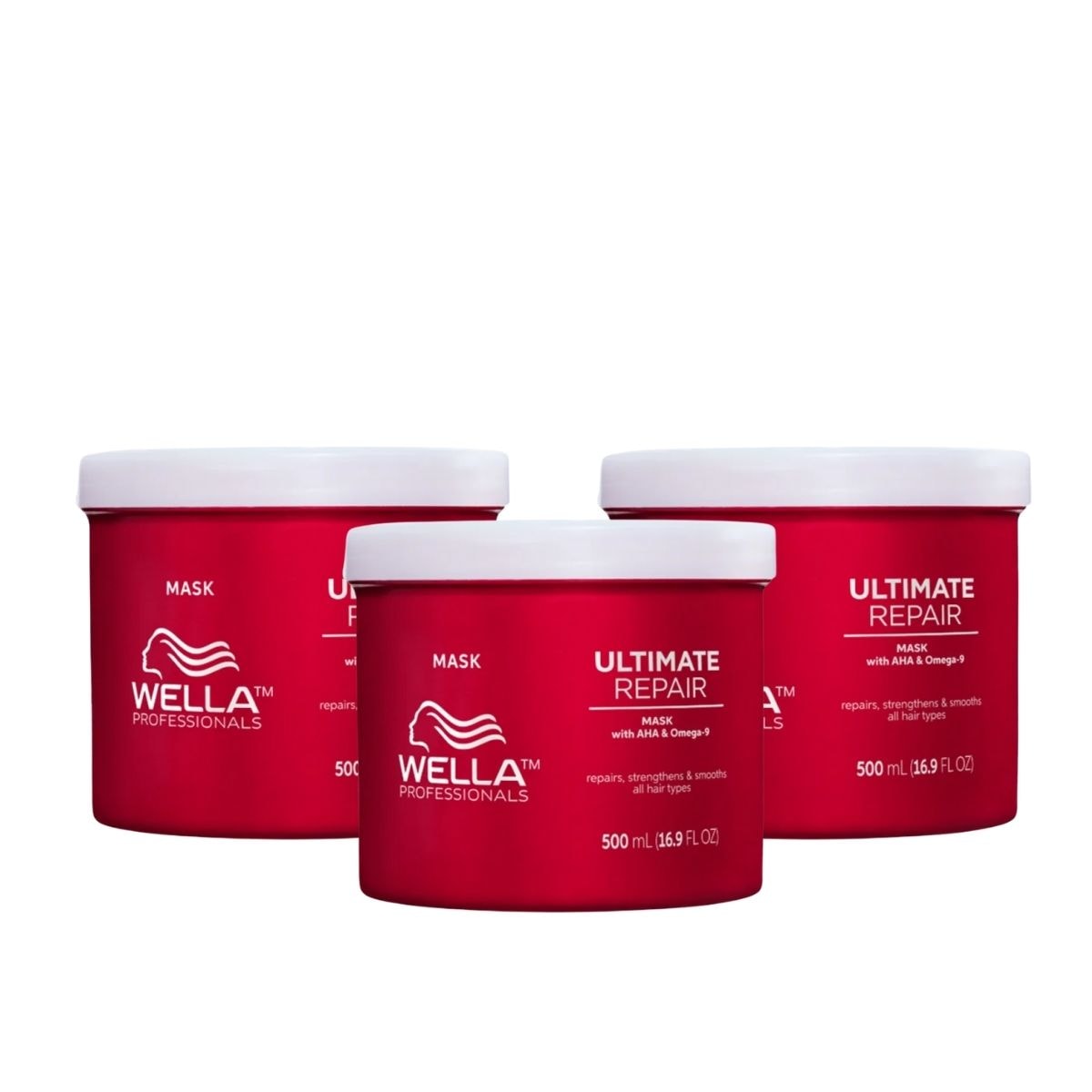 Kit Wella Ultimate Repair 3 Máscaras 500 ml Kit Wella Ultimate Repair 3 Máscaras 500 ml