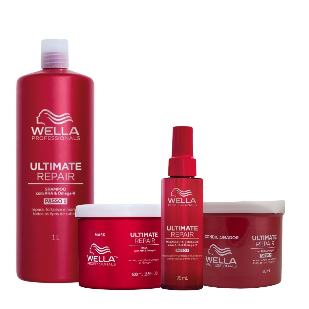 Kit Wella Ultimate Repair Salão (4 Produtos)