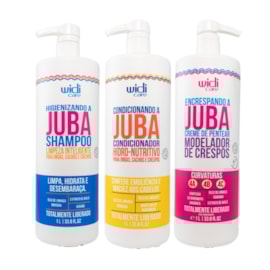 kit Widi Care Juba Encrespando Salão 3 produtos