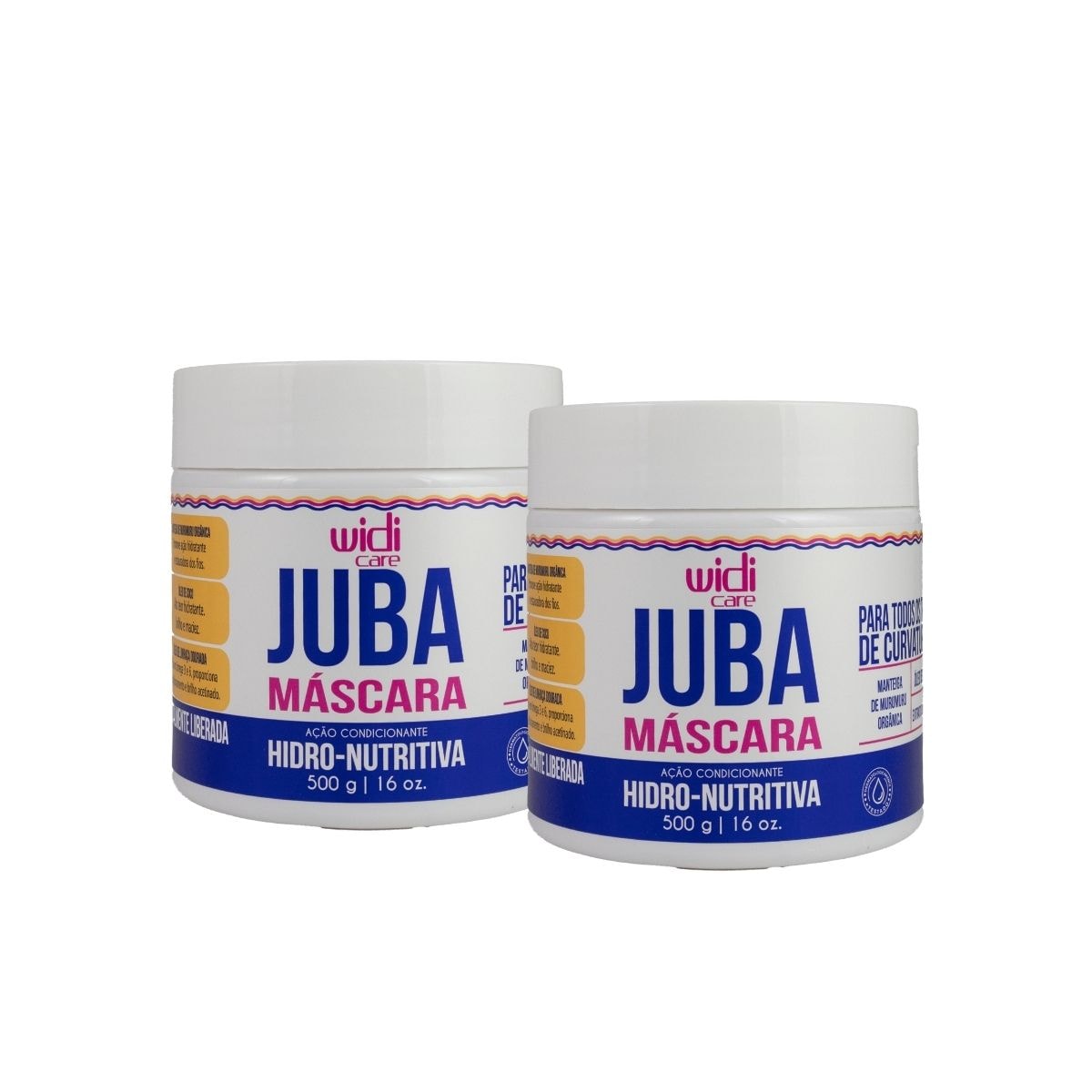 Kit Widi Care Juba Hidro Nutritiva 2 Máscaras 500 g Kit Widi Care Juba Hidro Nutritiva 2 Máscaras 500 g