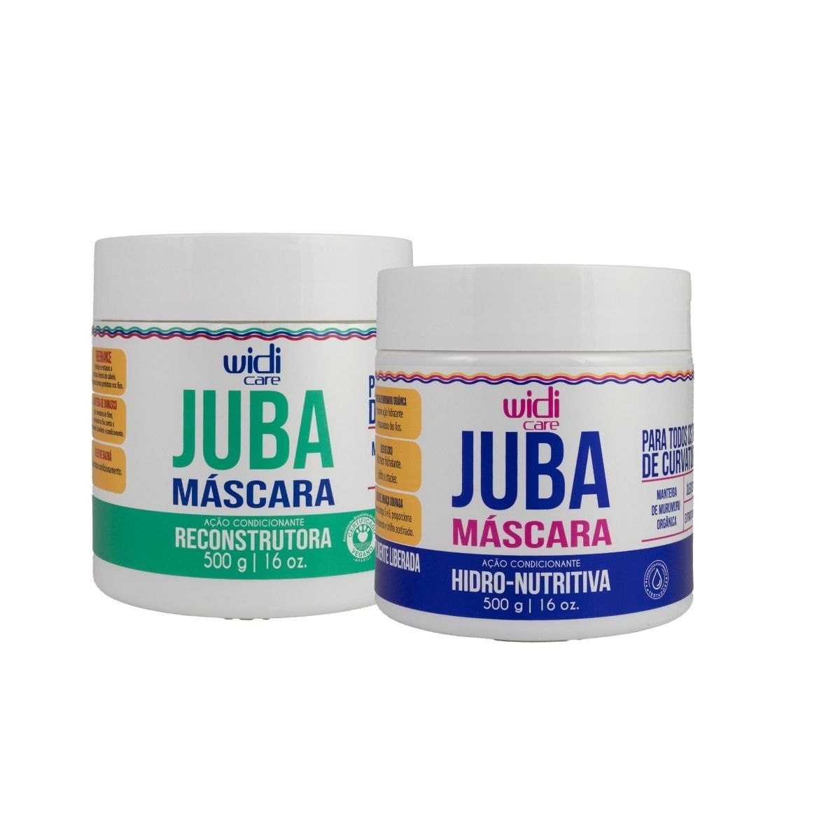 Kit Widi Care Juba Reconstrutura e Nutritiva 2 Máscaras 500 g Kit Widi Care Juba Reconstrutura e Nutritiva 2 Máscaras 500 g