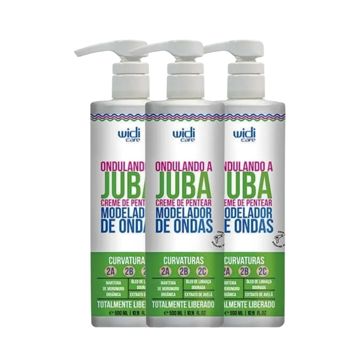 Kit Widi Care Ondulando a Juba 3 Creme de Pentear 500 ml Kit Widi Care Ondulando a Juba 3 Creme de Pentear 500 ml