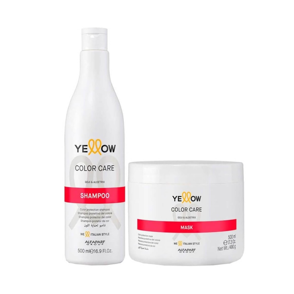 Kit Yellow Color Care Duo Shampoo 500 ml + Máscara 500 ml