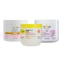 Kit Yellow Cronograma Capilar Máscaras de Nutrição Hidratação Reconstrução 3 x 500 ml