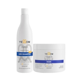 Kit Yellow Curls Shampoo + Máscara 500 ml