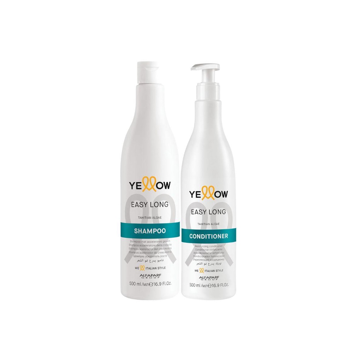 Kit Yellow Easy Long Shampoo 500 ml + Condicionador 500 ml