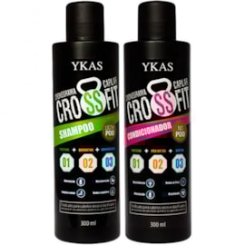 Kit Ykas Crossfit Cronograma Capilar Shampoo 300 ml e Condicionador 300 ml