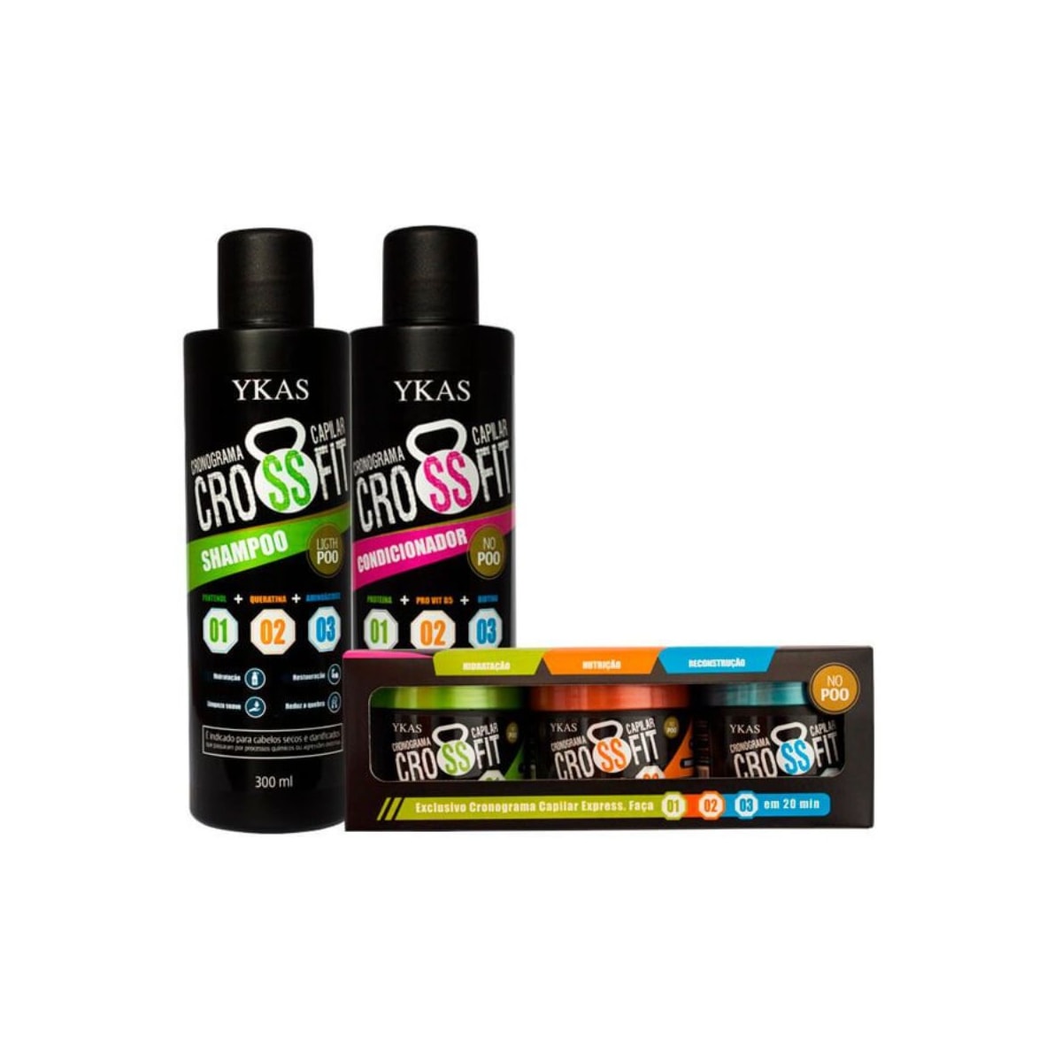 Kit Ykas Crossfit Cronograma Capilar Tratamento Kit Ykas Crossfit Cronograma Capilar Tratamento