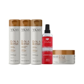 Kit Ykas Dna Repair Completo Pequeno + Fabulous Hair All in One
