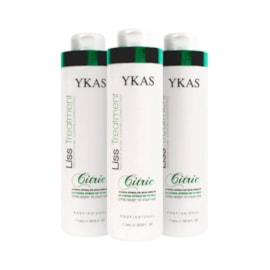 Kit Ykas Escova Progressiva Citric 3 Unidades de 1 Litro