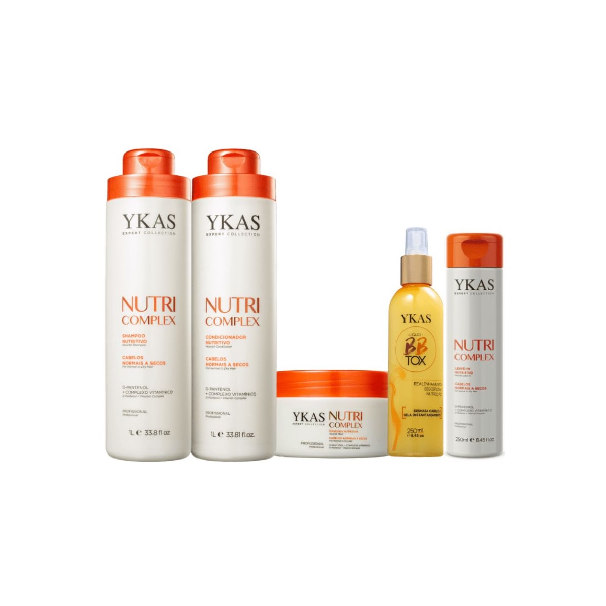 Kit Ykas Nutri Complex Grande Completo + Botox Capilar Líquido Kit Ykas Nutri Complex Grande Completo + Botox Capilar Líquido