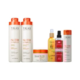 Kit Ykas Nutri Complex Grande Completo + Fabulous All In One 200 ml + Botox Capilar Líquido