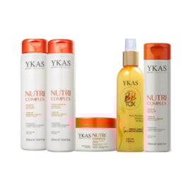 Kit Ykas Nutri Complex Pequeno Completo + Botox Capilar Líquido