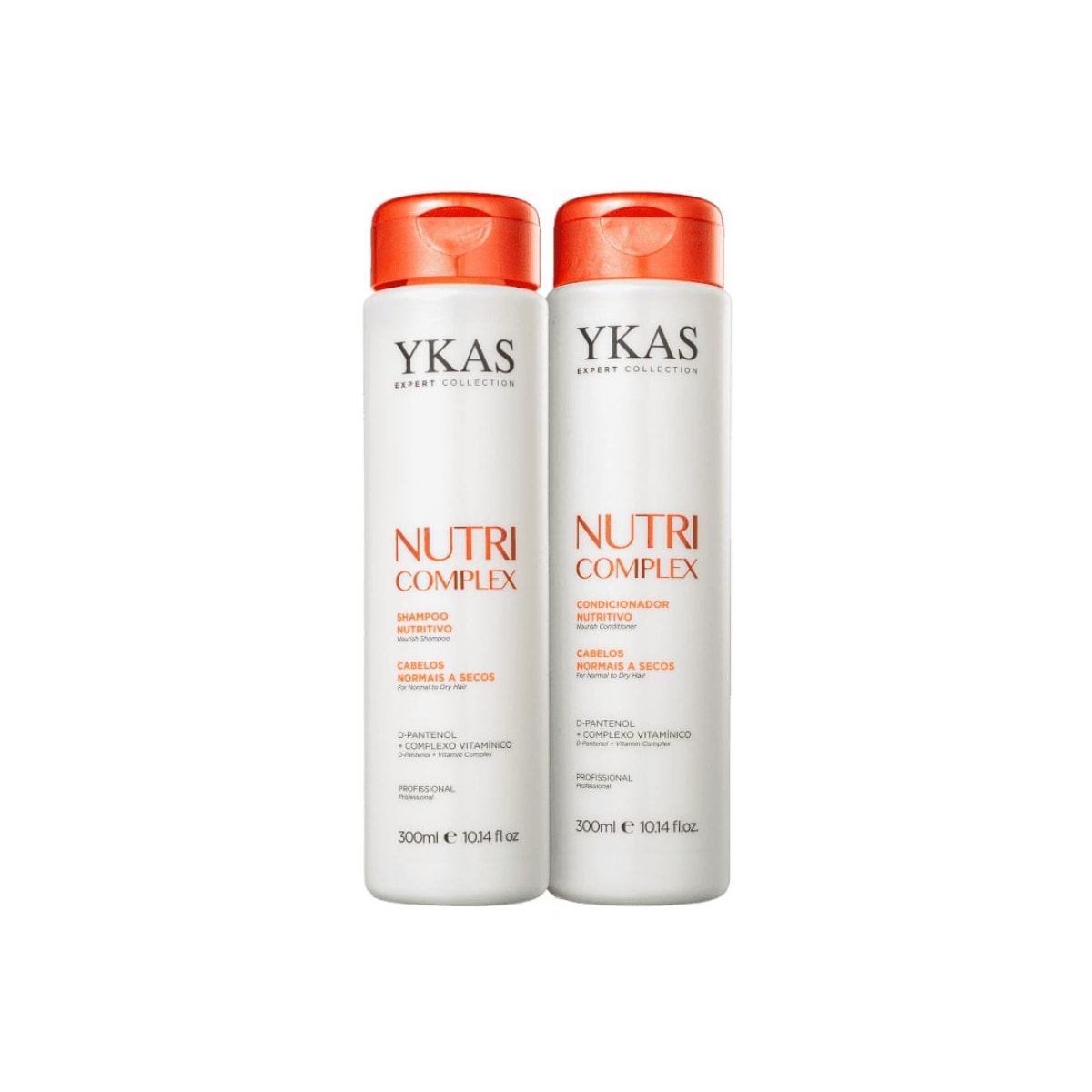 Kit Ykas Nutri Complex Shampoo + Condicionador 300 ml Kit Ykas Nutri Complex Shampoo + Condicionador 300 ml