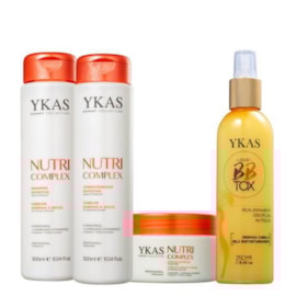Kit Ykas Nutri Complex Trio Pequeno + Botox Capilar Líquido